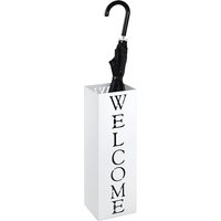 Obispo Metal Umbrella Stand In White