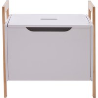 Rosta Wooden Storage Cabinet In White And Natural
