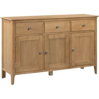 Callia Sideboard In Oak With 3 Doors And 3 Drawers