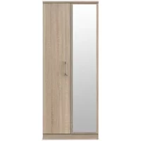 Welcome Devon 2 Door Mirrored Double Wardrobe Assembled