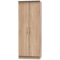 Welcome Devon 2 Door Tall Double Wardrobe Assembled