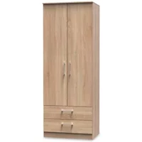 Welcome Devon 2 Door 2 Drawer Tall Double Wardrobe Assembled