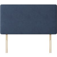 Cornell - King Size - Plain Headboard - Dark Blue - Fabric - 5ft - Happy Beds