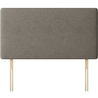 Cornell - Single - Plain Headboard - Dark Grey - Fabric - 3ft - Happy Beds