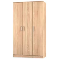 Welcome Devon 3 Door Tall Triple Wardrobe Assembled