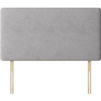 Cornell - Single - Plain Headboard - Light Grey - Fabric - 3ft - Happy Beds