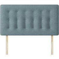 Cornell - Super King Size - Buttoned Headboard - Duck Egg Blue - Fabric - 6ft - Happy Beds