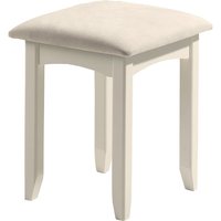 Cameo - Dressing Stool - Stone White - Wooden - Happy Beds