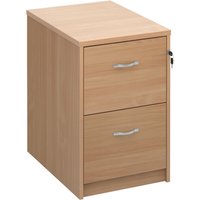 Wooden 2 Drawer Filing Cabinet 730mm High – Beech