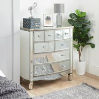 Elysee - Mirrored Merchant Chest - Mirror - Glass - Happy Beds