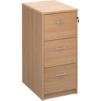 Wooden 3 Drawer Filing Cabinet 1045mm High – Beech