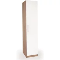 Harmony Hyde White and Oak 1 Door Single Wardrobe