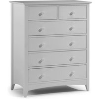 Cameo - 4 + 2 Drawer Chest - Grey - Wooden - Happy Beds