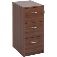 Wooden 3 Drawer Filing Cabinet 1045mm High – Walnut