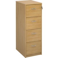 Wooden 4 Drawer Filing Cabinet 1360mm High – Oak
