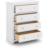 Radley - 4 Drawer Chest - White - Wooden - Happy Beds