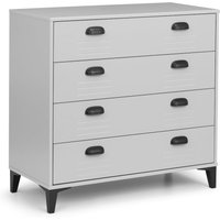 Lakers Locker - 4 Drawer Chest - Grey - Wooden - Happy Beds