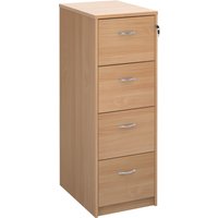 Wooden 4 Drawer Filing Cabinet 1360mm High – Beech