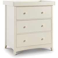 Cameo - Changing Station - Stone White - Wooden - Happy Beds