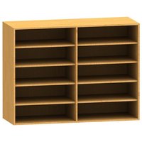 Wall Mounted 10 Pigeon Hole Unit