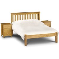 Barcelona - King Size -  Antique Solid Pine Wooden Bed Frame - Low Foot End - King - Happy Beds