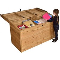 Outdoor Wooden Playground Storage Chest - with Installation