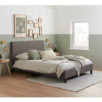 Berlin - Double - Grey Fabric - Contemporary Bed Frame - Double - Happy Beds