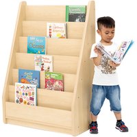 Early Years Elegant Single Sided Tall Maple Bookcase