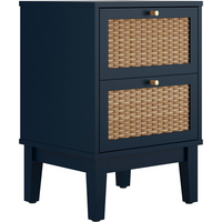 LPD Furniture Bordeaux Bedside Bordeaux Blue Bedside Chest