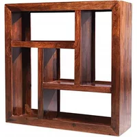 Archers Santa Clara Acacia Square Wooden Display Unit Assembled