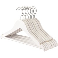 Wooden Children's Hangers - Pack of 10 - White