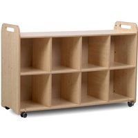 Millhouse Early Years Wooden 4 Column Shelf Storage Unit