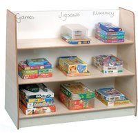Freestanding Book Shelf with Drywipe Back