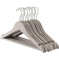 Wooden Children's Hangers - Pack of 10 - Grey