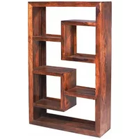 Archers Santa Clara Acacia Wooden Combination Shelving Unit Assembled