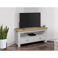 Birlea Highgate Grey and Oak Effect Corner TV Unit