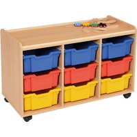 Windwood Triple Bay 9 Deep Tray Storage Unit