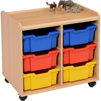 Windwood Double Bay 6 Deep Tray Storage Unit