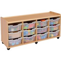 Windwood Quad Bay 12 Deep Tray Storage Unit