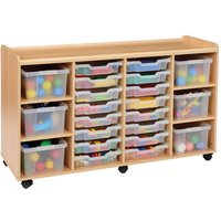 Woodland 6 Deep/16 Shallow Multi Tray Storage Unit