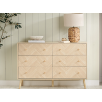 Birlea Herringford 6 Drawer Chest Herringford Oak Drawer Chest