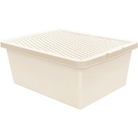Plastic Storage Box 10 Litres - Cream by Thumbs Up Bury