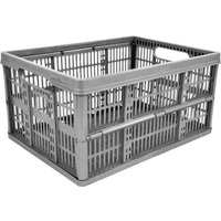 Plastic Crate 37.2 Litres - Grey by Premier