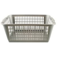 Plastic Basket 6.6 Litres - Grey by Premier