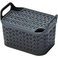 Plastic Storage Box 5 Litres - Dark Grey Urban by Strata