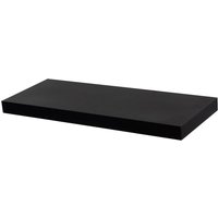 60cm Black Modern Floating Shelf