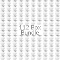 112 x Plastic Storage Boxes 110 Litres Extra Large - Clear & Black Supa Nova by Strata