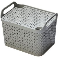 Plastic Storage Box 32.6 Litres - Grey Urban by Strata