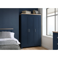 Birlea Highgate 3 Door Wardrobe Highgate Blue Wardrobe